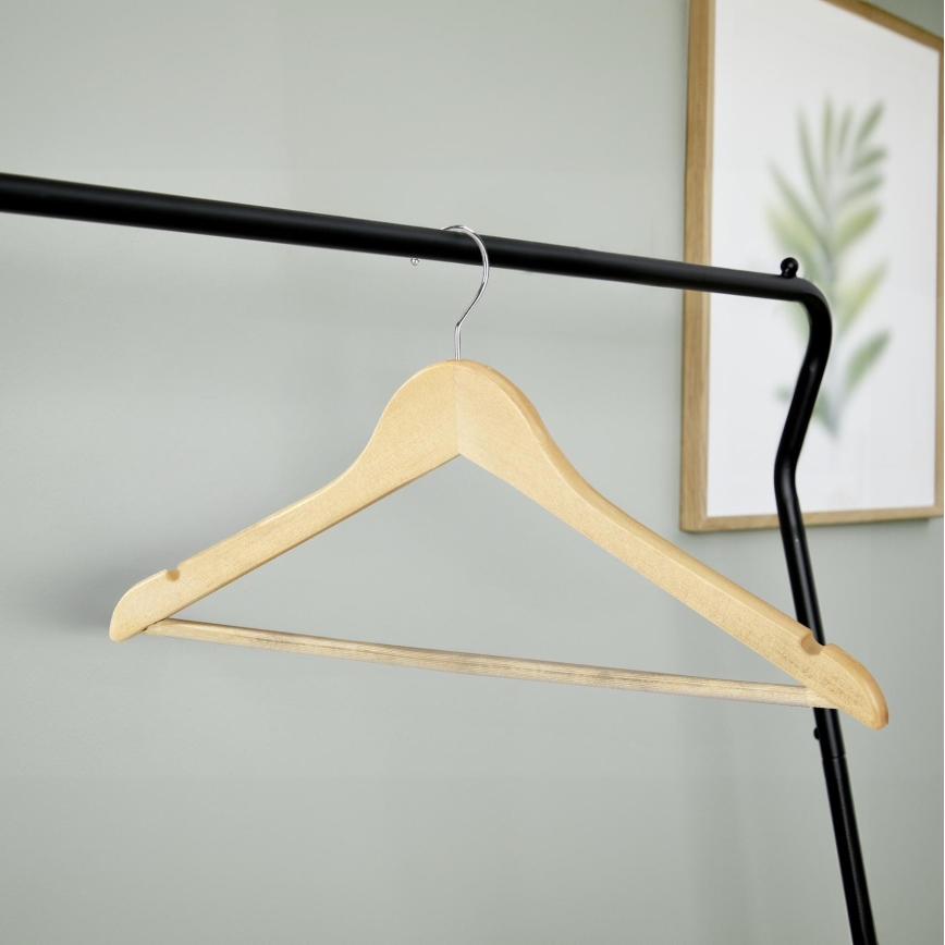 WENKO 17219008100 - Kleiderbügel ECO 45x23,5 cm braun