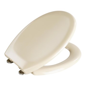 WENKO 18760100-WC Sitz OTTANA 37,5x44,5 cm beige/silber