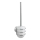 WENKO 18768100-WC-Set TURBO-LOC rund Stahl 10x37,5 cm glänzendes Chrom/Weiß