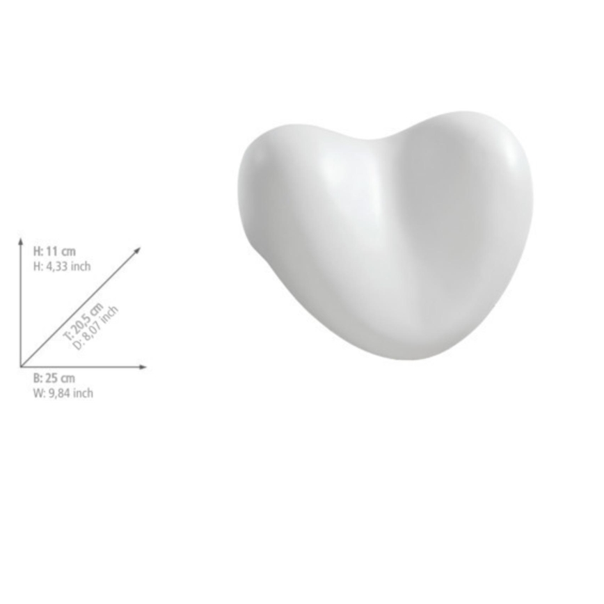 WENKO 18936100-Kissen TROPIC 25x20,5 cm weiß