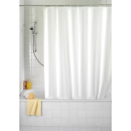 WENKO 19103100 - Duschvorhang 120x200 cm weiß