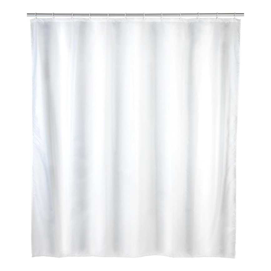 WENKO 19104100 - Duschvorhang 180 x 200 cm weiß