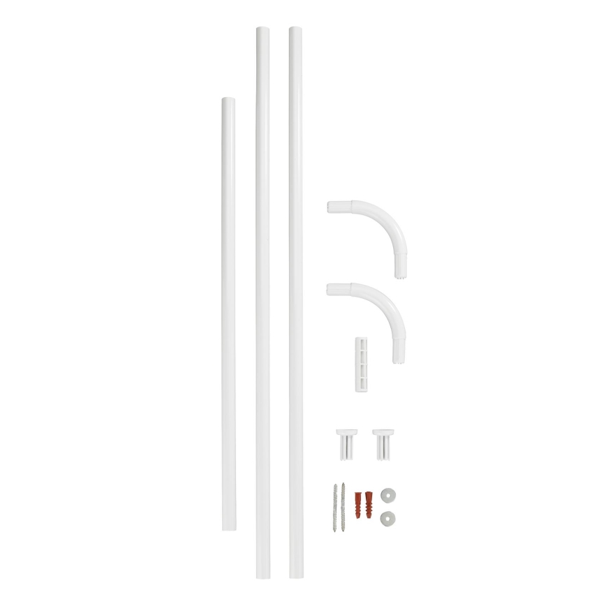 WENKO 19214100 - UNIVERSAL-Stange 2 x 2 cm, weiß