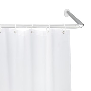 WENKO 19218100 - UNIVERSAL-Stange 2,5x2,5 cm chrom/weiß