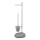 WENKO 19494100 - WC-Bürste PEBBLE STONE 23,5x70 cm glänzender Chrom/grau/Satin
