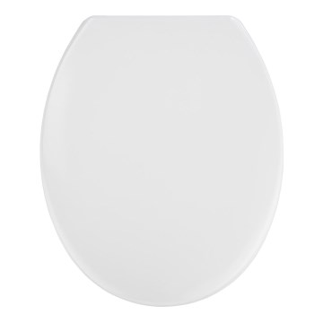 WENKO 19539100-WC WC-Sitz VIGONE 37,5x45 cm weiß/silber