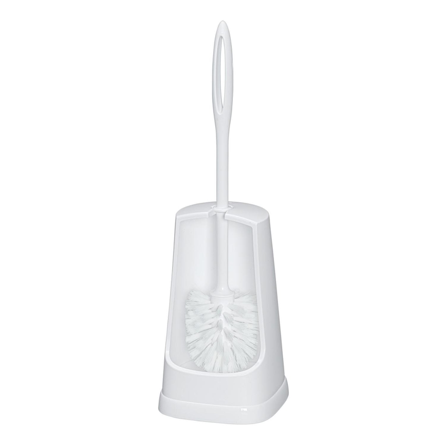 WENKO 19607100 - Toilettenbürste SIMPLE 12,5x40 cm weiß