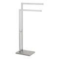 WENKO 20603100 - Handtuchständer GRANIT 43,5x86,5 cm Edelstahl/Satin/grau