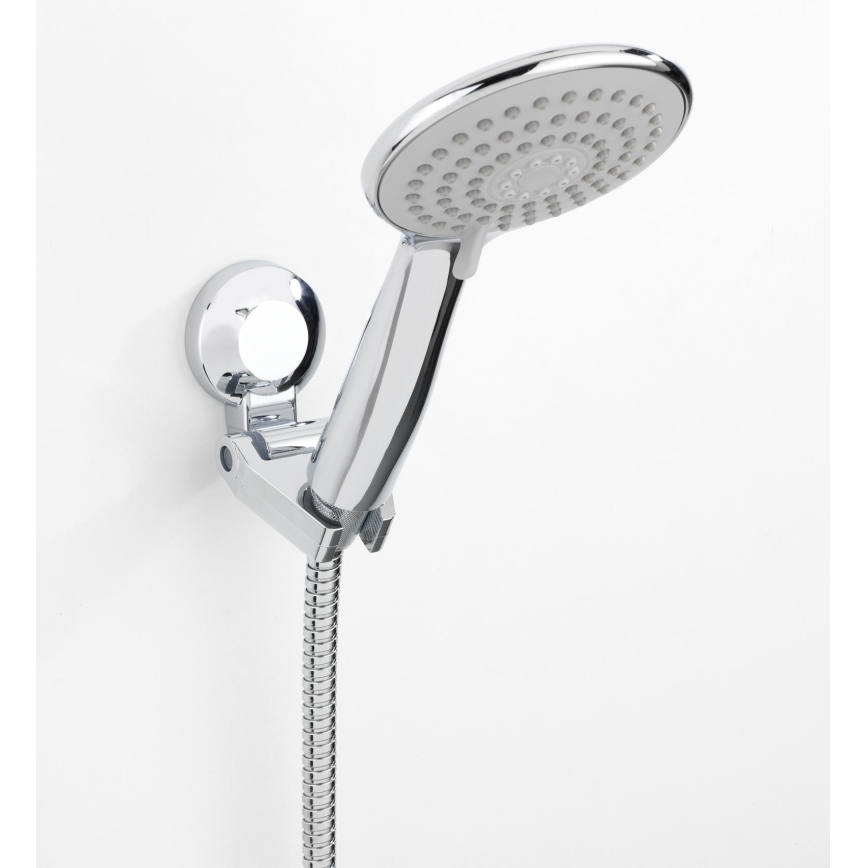 WENKO 20619100-Brausehalter FIORINA 6x9 cm glänzend verchromt