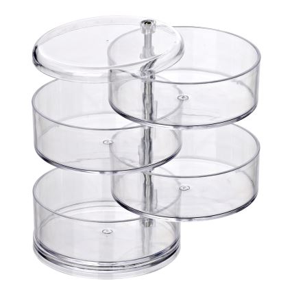 WENKO 20990100 - Organizer TOWER 11,5x17,5 cm transparent