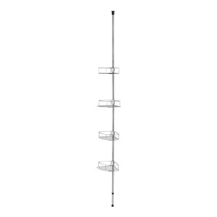 WENKO 21803100-Eckablage DOLCEDO 31x275 cm Edelstahl/glänzender Chrom