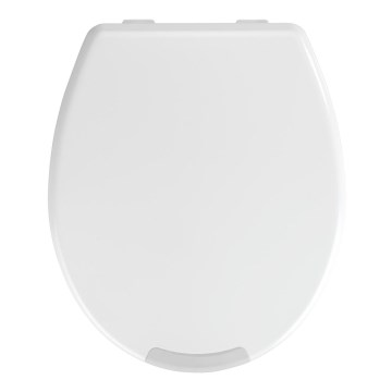 WENKO 21905100-WC-Sitz SECURA 37x44 cm weiß/grau