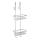WENKO 22213100 - Ständer ALDO 24,5x70 cm Edelstahl/silber