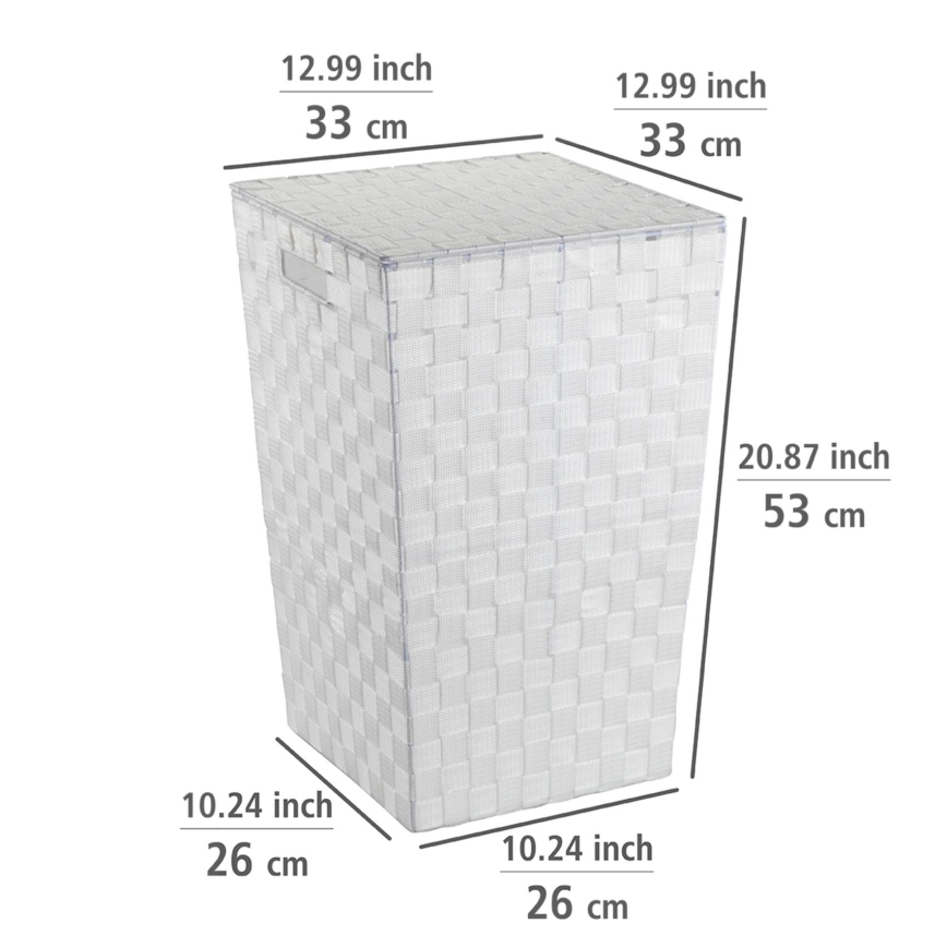 WENKO 22277100 - Korb ADRIA 33x53 cm weiß