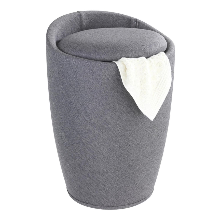 WENKO 22448100 - Hocker CANDY 36x50,5 cm grau/schwarz
