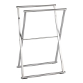 WENKO 22476100 - Handtuchständer LAVA 53,5 x 80,5 cm Edelstahl/Silber