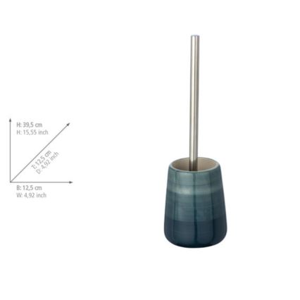 WENKO 22648100 - WC-Set POTTERY 12,5x39,5 cm türkis