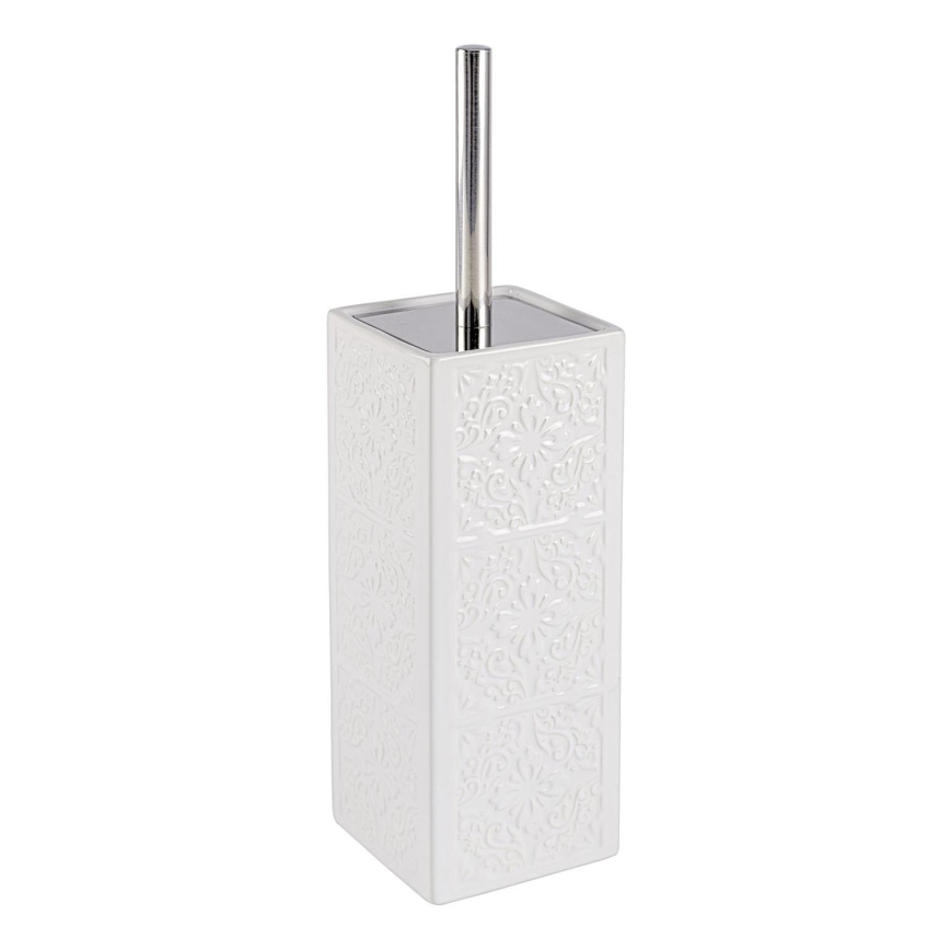 WENKO 22651100 - WC-Bürste CORDOBA 9,5 x 35 cm weiß