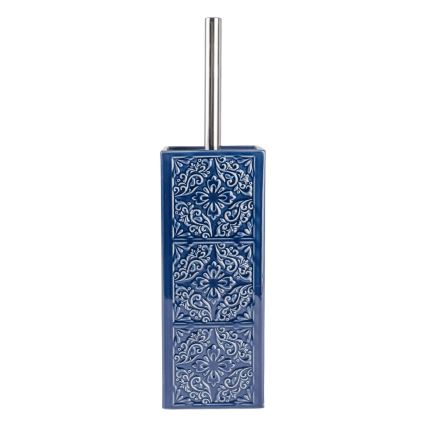 WENKO 22654100 - Toilettenbürste CORDOBA, 9,5 x 35 cm, blau