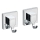 WENKO 22688100-Haken VACUUM-LOC QUADRO ED 6x7 cm silber/Glanzchrom