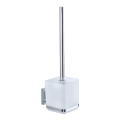 WENKO 22695100-WC WC-Bürste VACUUM-LOC QUADRO ED 9,5x37 cm silber/glänzender Chrom/klar