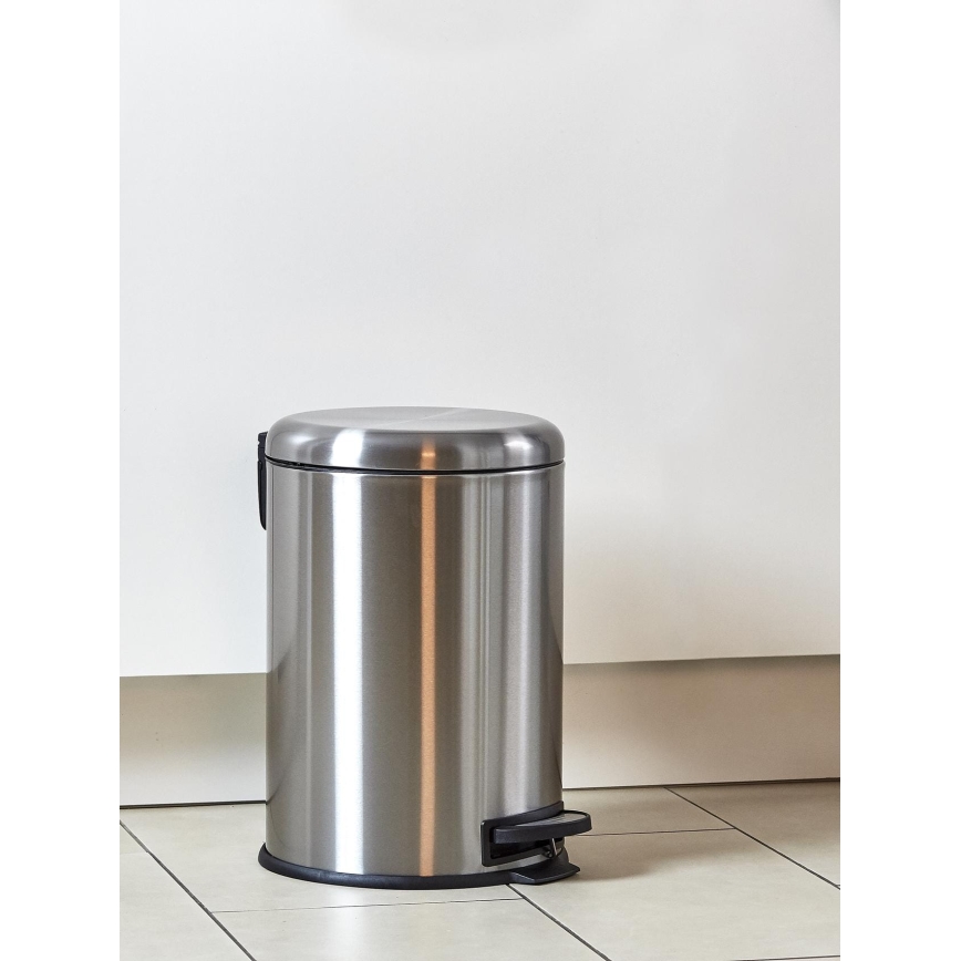 WENKO 22704100 - Korb LEMAN 30,5x44 cm Edelstahl/satiniert/schwarz
