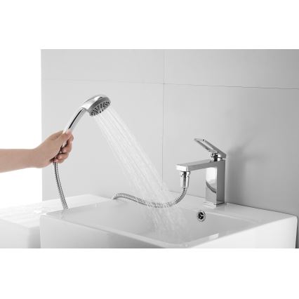 WENKO 22866100 - Duschstange UNIVERSAL 170x6,5 cm glänzender Chrom/Silber/Grau