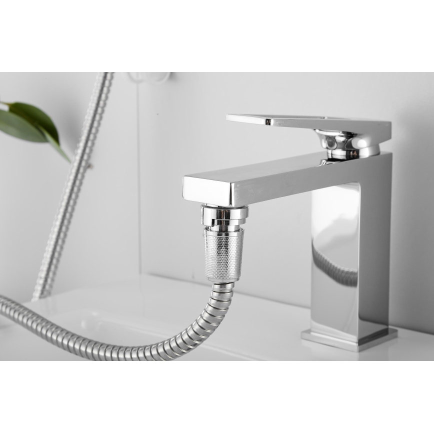 WENKO 22866100 - Duschstange UNIVERSAL 170x6,5 cm glänzender Chrom/Silber/Grau