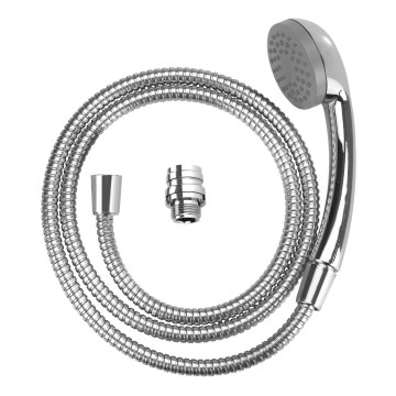 WENKO 22866100 - Duschstange UNIVERSAL 170x6,5 cm glänzender Chrom/Silber/Grau