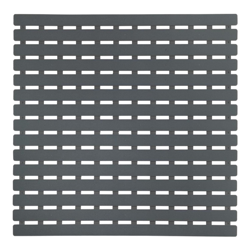 WENKO 23125100 - Duschmatte ARINOS 54 x 54 cm, grau/grau