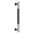 WENKO 23284100-SECURA-Griff 40,5 x 9 cm Edelstahl/Anthrazit/Glänzender Chrom