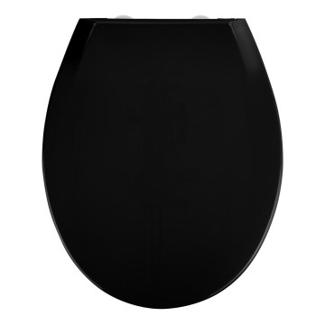 WENKO 23443100 - WC-Sitz KOS 44 x 37 cm schwarz