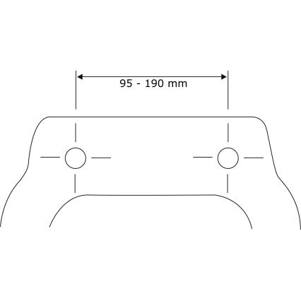 WENKO 23443100 - WC-Sitz KOS 44 x 37 cm schwarz