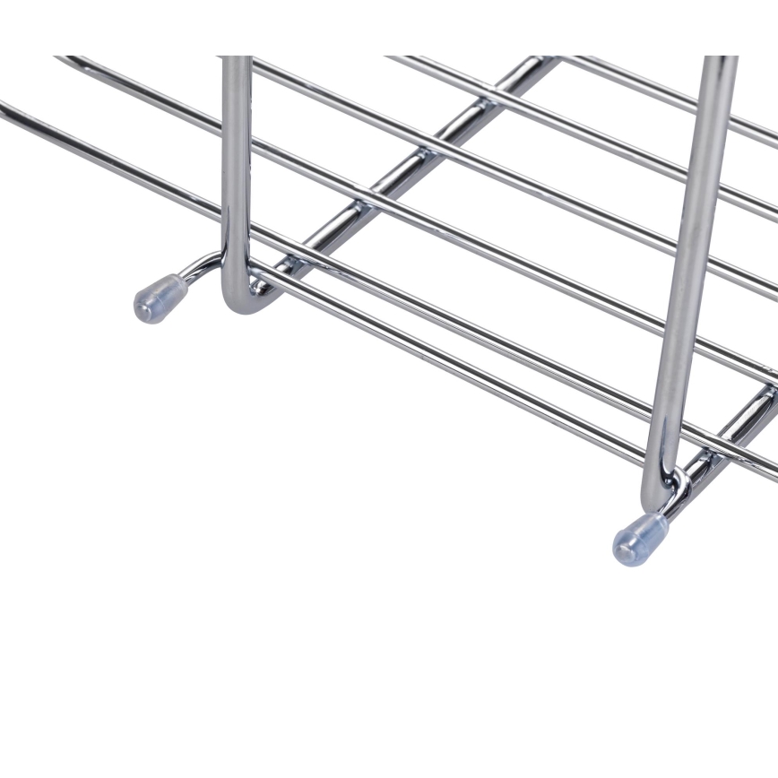 WENKO 23499100 - Duschablage MILO 25x36 cm Edelstahl/silber/klar