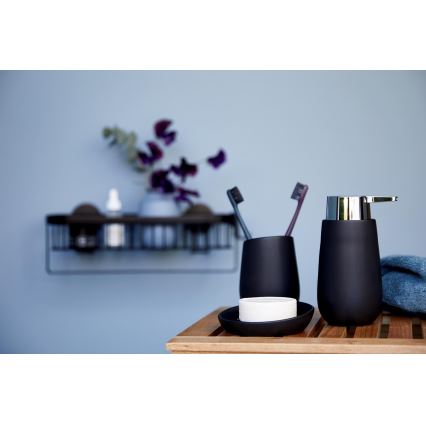 WENKO 23652800 - Seifenspender BADI 320 ml schwarz