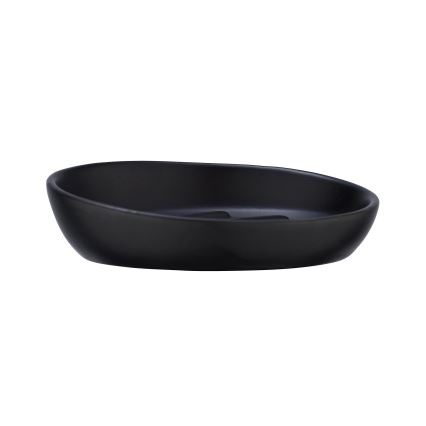 WENKO 23653100 - Seifenschale BADI 11,5x3 cm schwarz