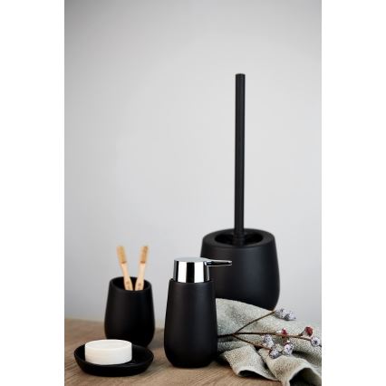 WENKO 23654800 - WC-Bürste BADI 13,5x38 cm schwarz