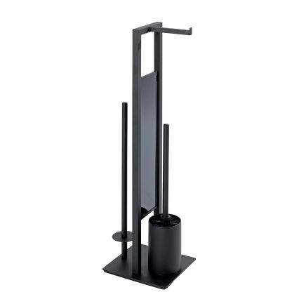 WENKO 23708100 - WC-Bürste RIVALTA 18 x 70 cm schwarz