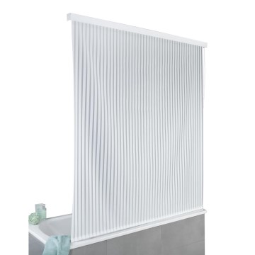 WENKO 23864100 - Duschrollo 132 x 240 cm weiß