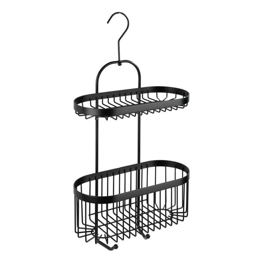 WENKO 23880100 – Regal CLASSIC PL. SCHWARZ 26,5x47 cm schwarz