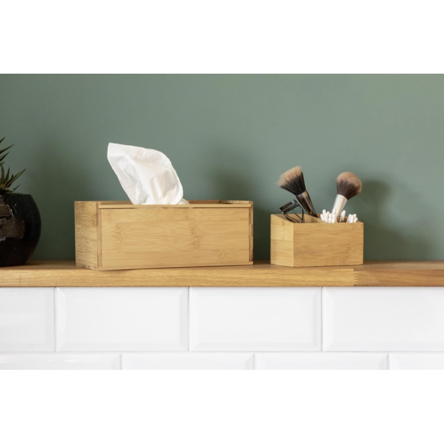 WENKO 23916100 - Organizer TERRA, 12 x 9 cm, braun