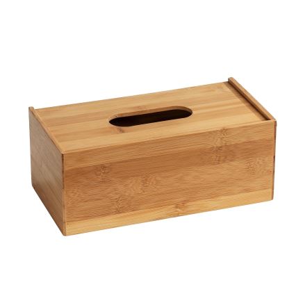 WENKO 23925100 - Taschentuchbox TERRA 25 x 13 cm, braun