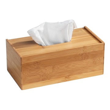 WENKO 23925100 - Taschentuchbox TERRA 25x13 cm braun