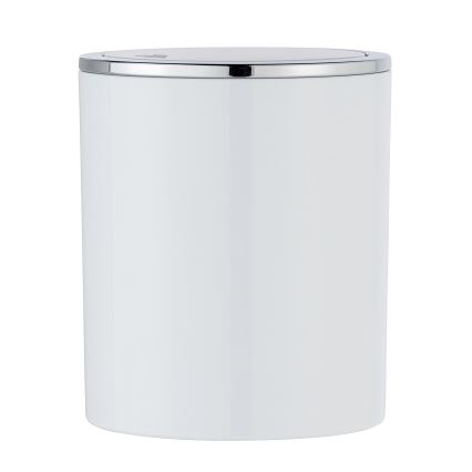 WENKO 23930100 - Korb INCA 14 x 16,8 cm weiß/glänzender Chrom