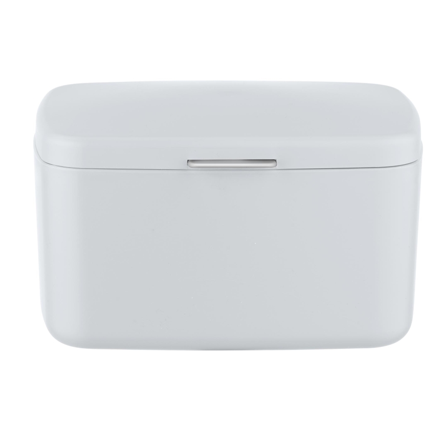 WENKO 23960100 - Box BARCELONA 19,5x16 cm weiß/hochglänzend verchromt