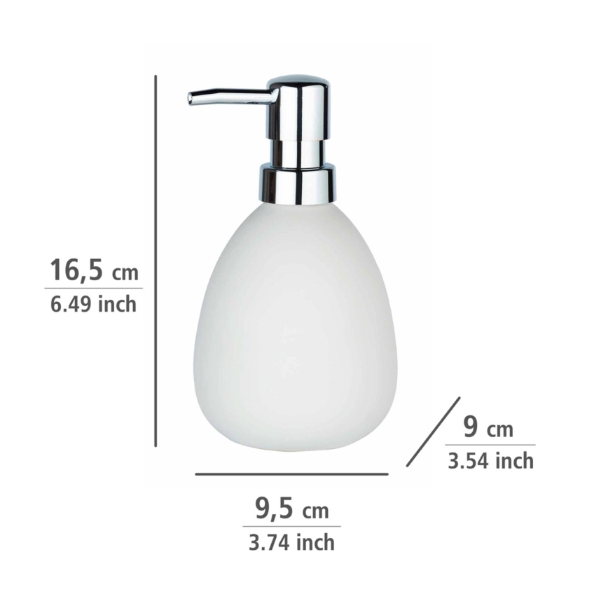 WENKO 24011100 - Seifenspender POLARIS 390 ml weiß