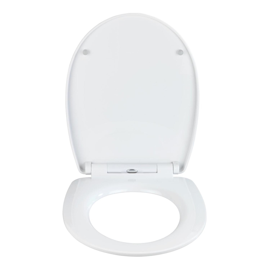 WENKO 24081800-Toilettensitz BALTIC 38,8 x 45 cm mehrfarbig/weiß