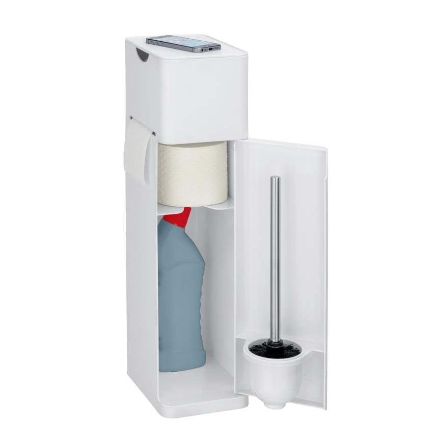 WENKO 24212100 - WC-Bürste IMON 20 x 58,5 cm, weiß