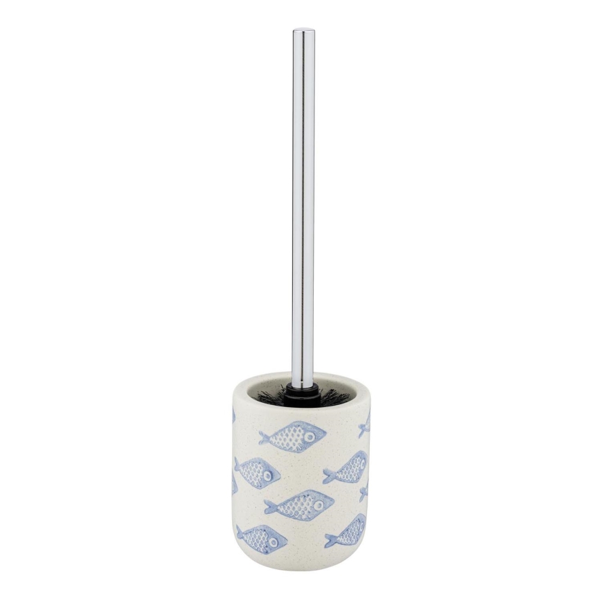 WENKO 24313100 - WC-Bürste AQUAMARIN 10x40 cm beige