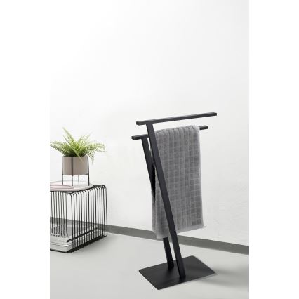 WENKO 24396100 - Handtuchständer LIRIO 20x40 cm schwarz